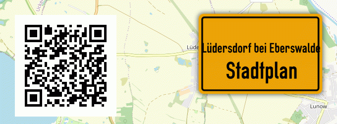 Stadtplan Lüdersdorf bei Eberswalde