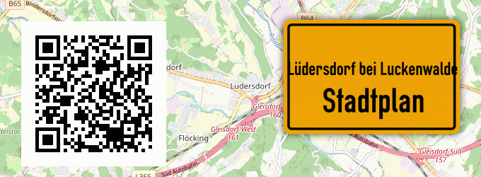 Stadtplan Lüdersdorf bei Luckenwalde