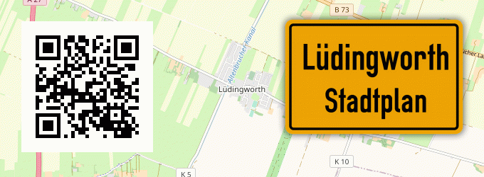 Stadtplan Lüdingworth