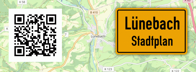 Stadtplan Lünebach