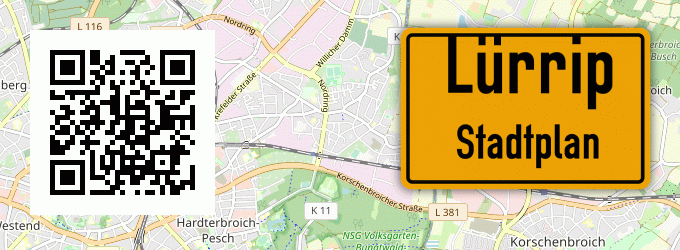 Stadtplan Lürrip