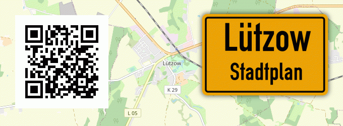 Stadtplan Lützow