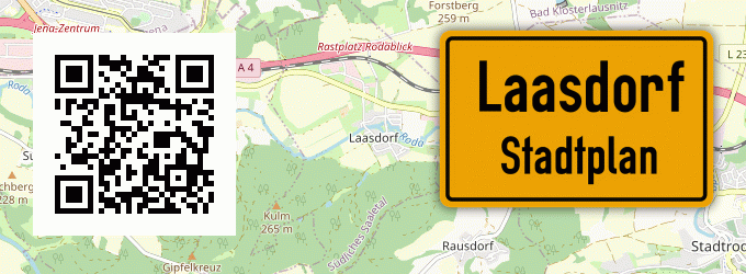 Stadtplan Laasdorf