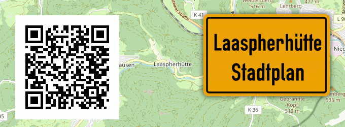 Stadtplan Laaspherhütte