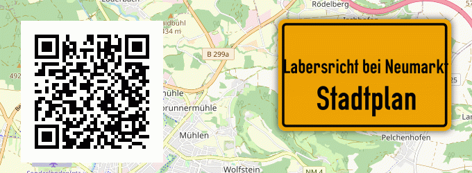 Stadtplan Labersricht bei Neumarkt, Oberpfalz