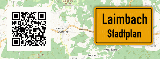 Stadtplan Laimbach, Unterfranken