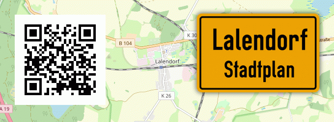 Stadtplan Lalendorf