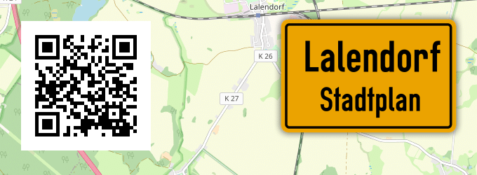Stadtplan Lalendorf