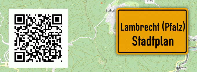 Stadtplan Lambrecht (Pfalz)