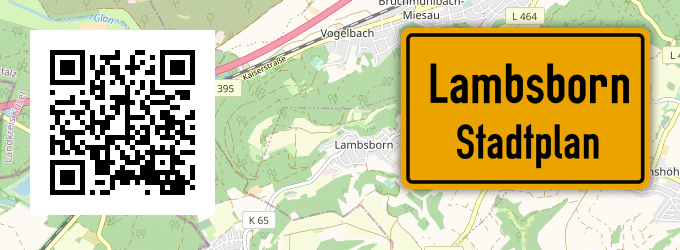 Stadtplan Lambsborn