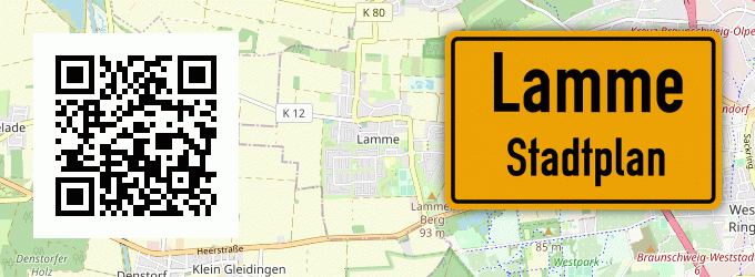 Stadtplan Lamme