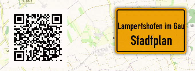 Stadtplan Lampertshofen im Gau