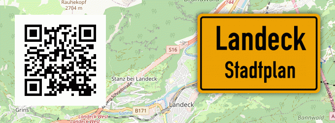 Stadtplan Landeck