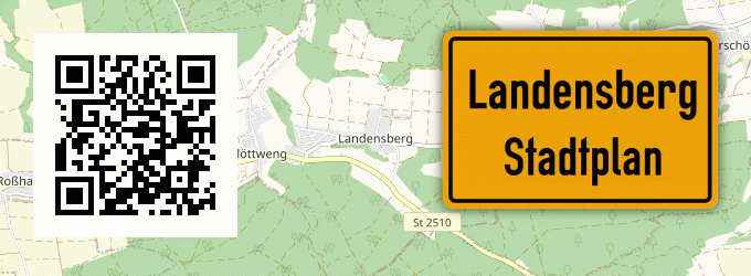 Stadtplan Landensberg