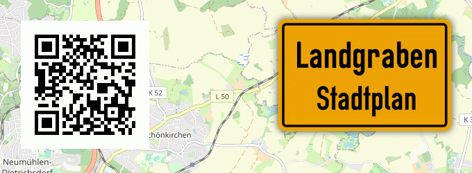 Stadtplan Landgraben, Holstein