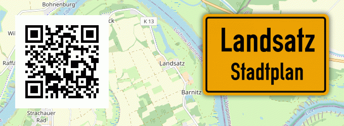 Stadtplan Landsatz