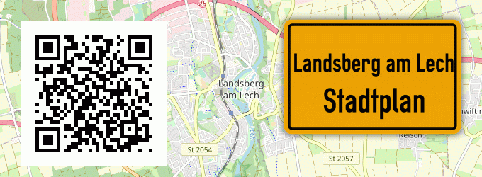 Stadtplan Landsberg am Lech