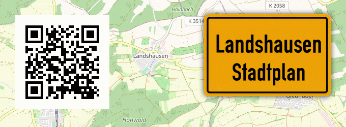 Stadtplan Landshausen