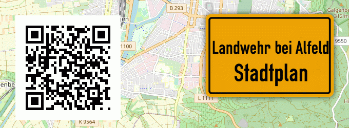 Stadtplan Landwehr bei Alfeld, Leine