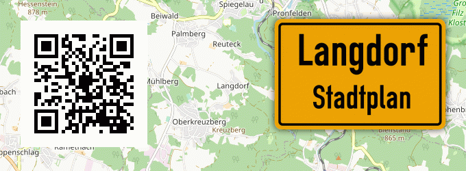 Stadtplan Langdorf