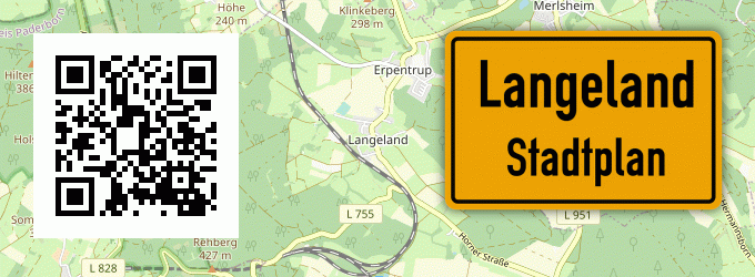 Stadtplan Langeland