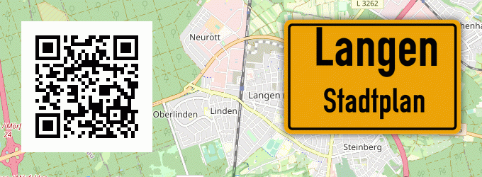 Stadtplan Langen, Kreis Bersenbrück