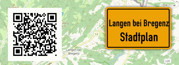 Stadtplan Langen bei Bregenz