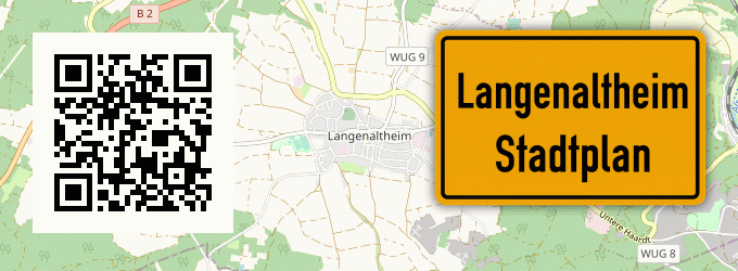 Stadtplan Langenaltheim