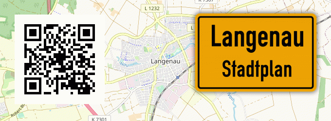 Stadtplan Langenau