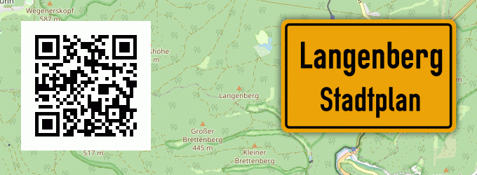 Stadtplan Langenberg, Kreis Gütersloh