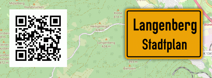 Stadtplan Langenberg, Sieg