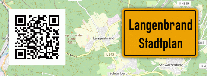 Stadtplan Langenbrand
