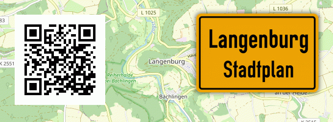 Stadtplan Langenburg