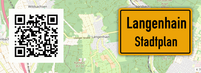 Stadtplan Langenhain, Taunus