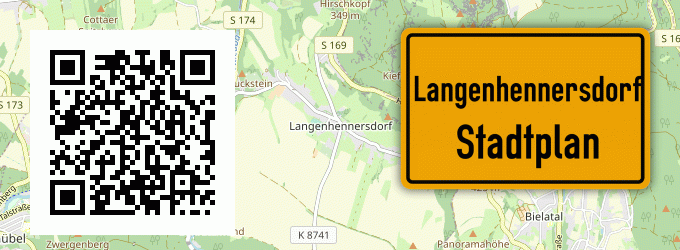 Stadtplan Langenhennersdorf