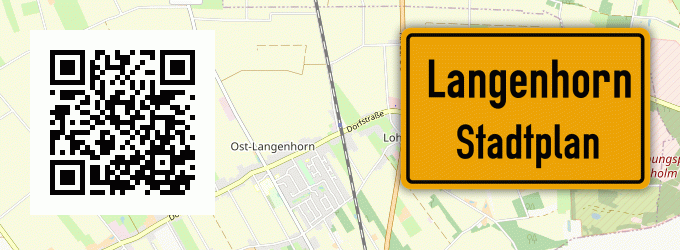 Stadtplan Langenhorn, Holstein
