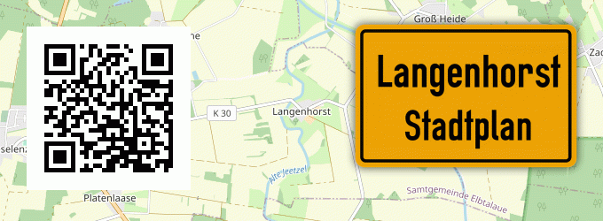 Stadtplan Langenhorst