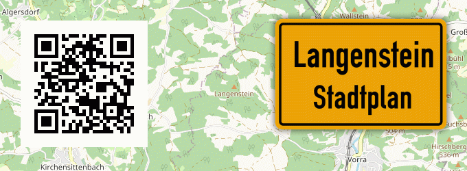 Stadtplan Langenstein, Harz