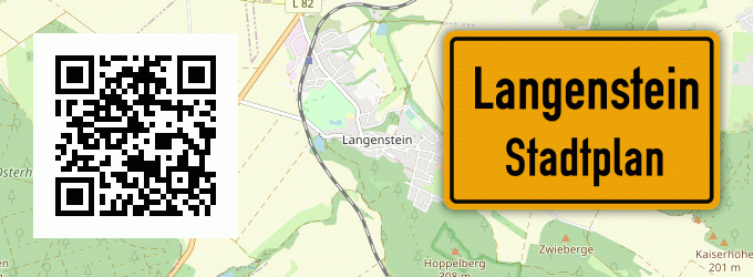 Stadtplan Langenstein, Hessen