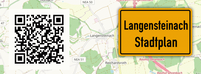 Stadtplan Langensteinach