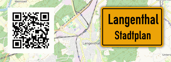 Stadtplan Langenthal, Kreis Hofgeismar