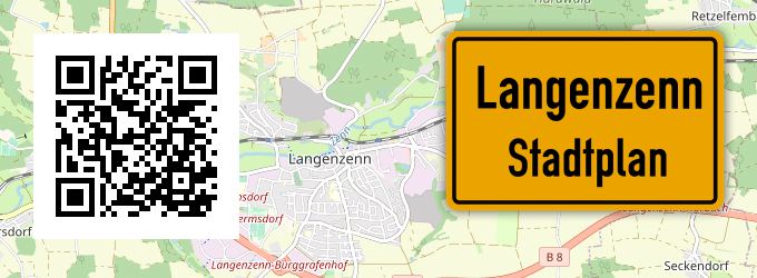 Stadtplan Langenzenn