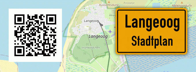 Stadtplan Langeoog