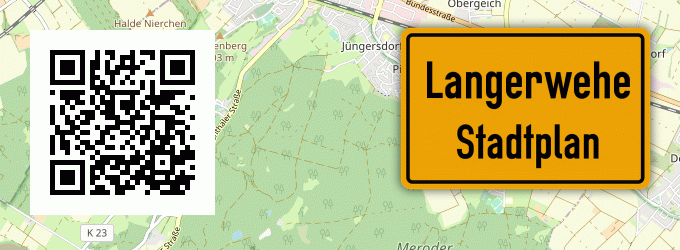 Stadtplan Langerwehe