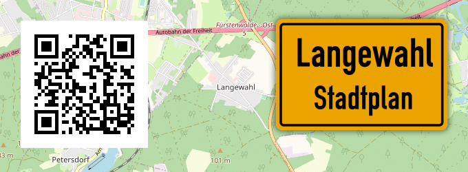 Stadtplan Langewahl