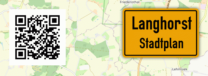 Stadtplan Langhorst