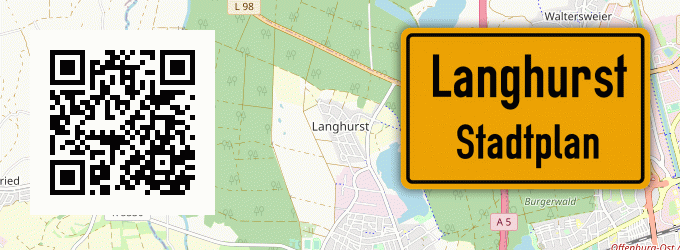 Stadtplan Langhurst