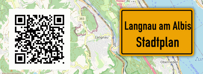 Stadtplan Langnau am Albis