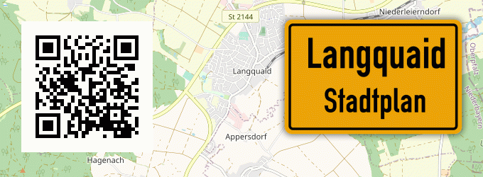Stadtplan Langquaid