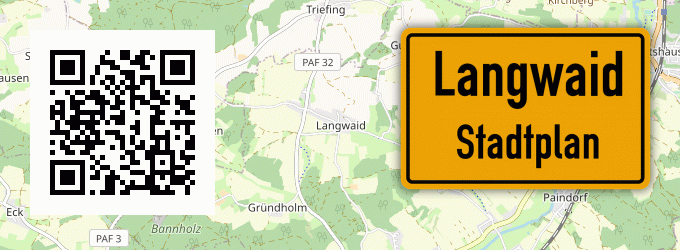 Stadtplan Langwaid